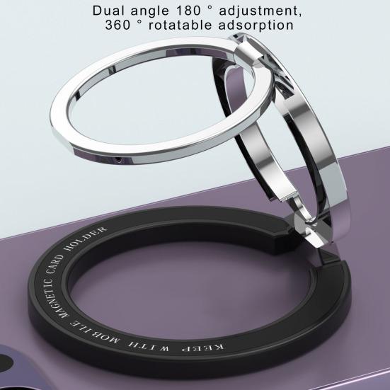 Магнитный держатель для кольца MagSafe N52 Сильный магнитный держатель для телефона с двойной застежкой-пряжкой для iPhone 15/14/13/12 Pro Max