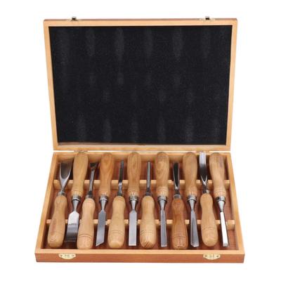 12 шт. инструменты для резьбы по дереву CRV лезвие деревянная ручка набор долот для гравировки для рукоделия своими руками