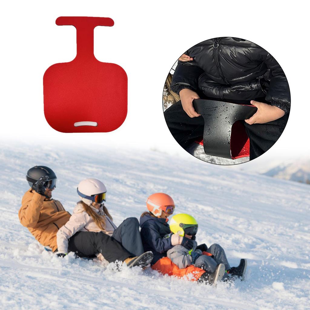 Kids Snow Sled Board Heavy Duty Snow Sledge Winter Skiing Board Ski Snow Board Snow Sled Board with Handle for Children