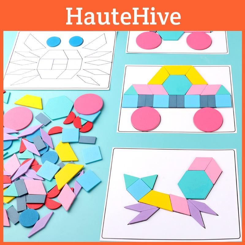 Деревянный креативный пазл из 180 деталей для сортировки по цветам для детей раннего возраста