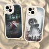 R-RESIDENT GAME E-EVILS Leather Phone Case For iPhone 16 15 14 13 12 11 Pro Max Plus Cover
