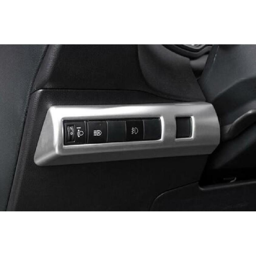 1 шт. Для Toyota Corolla Cross - Серебристая накладка рамки кнопки фары