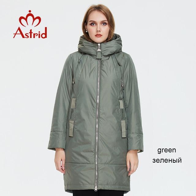Astrid 2021 New Winter Jacket Mid-length Hooded Design Plus Size Fashion Women's Down Jacket Warm Parka Women Coat AM-9726