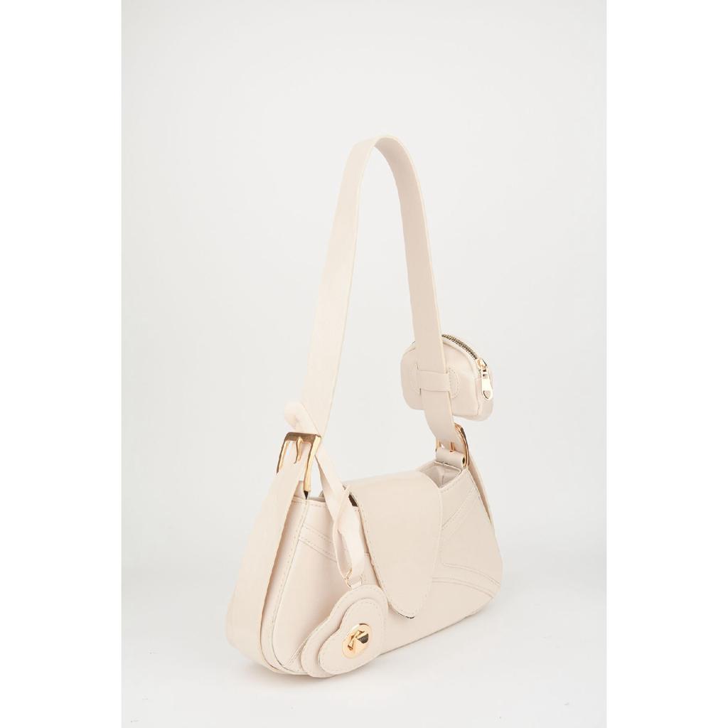 Женский бордовый кошелек-багет из искусственной кожи с застежкой на руку и сумка через плечо