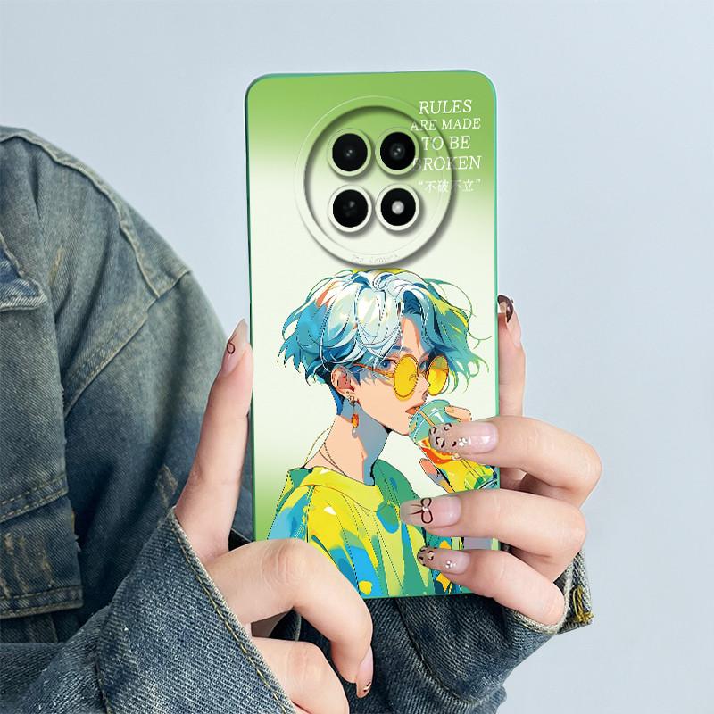 Для Realme 12 5G 12X Narzo 70X Чехол для телефона RMX3999 RMX3997 Funda Мягкий силикон Сладкий Расписной Модный Coque Чехол с цветочным принтом