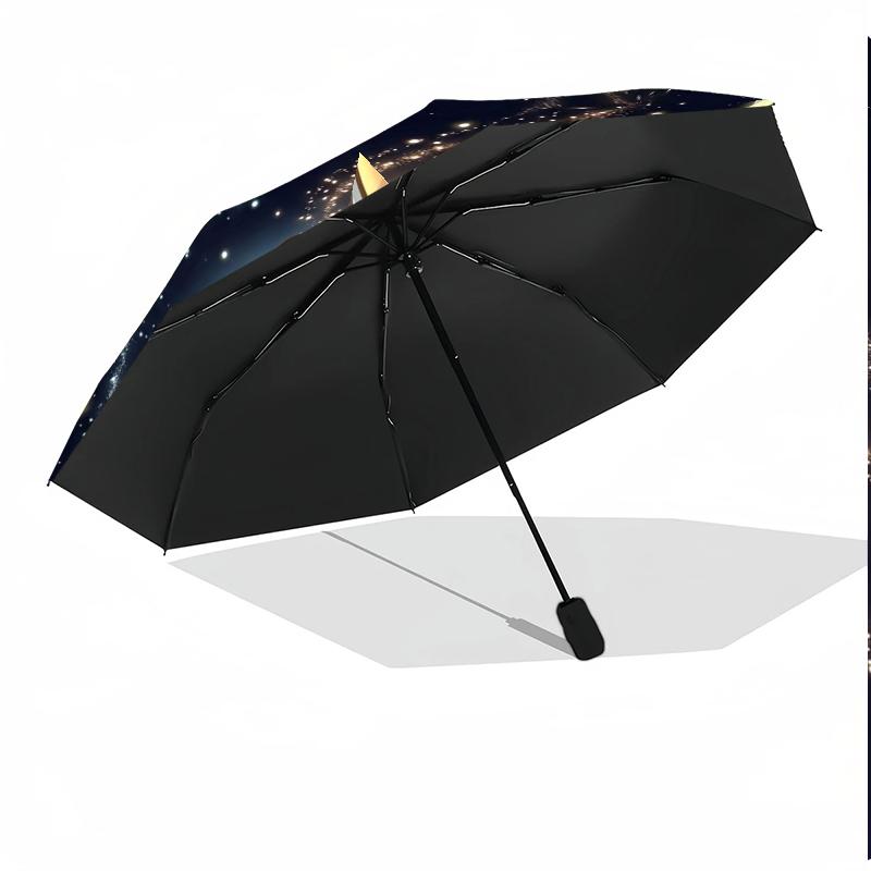 Space Friends 8-Frame for Travel, camping, Casual Lightweight Portable Umbrella, Essential for every family Holidays Birthday Gift