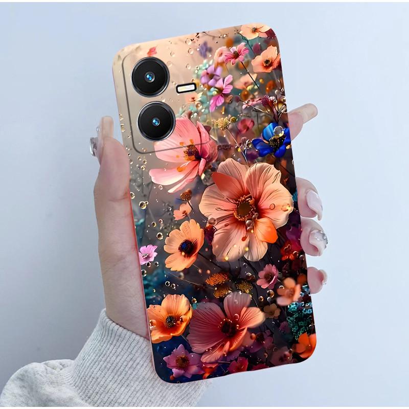 Чехол для Vivo Y22 Y22s Y35 Милый Астронавт Панда Мягкий ТПУ Силиконовый Чехол для телефона для vivoY22s Y 22s V2206 V2207 Y 35 V2205 Coque
