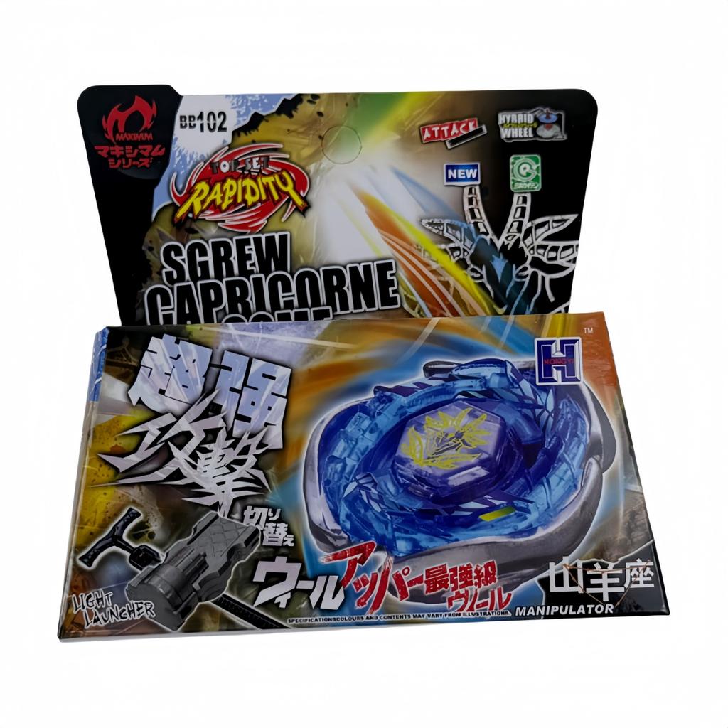 Takara Tomy 4D Metal Fusion Набор для битвы с пусковым устройством – Волчок – Идеальный подарок-игрушка для сражений для детей