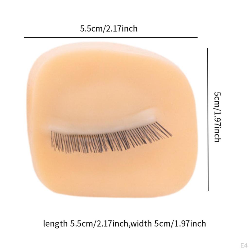 Наращивание ресниц Замена век Практика Обучение Мягкий сенсорный коврик для макияжа для дома