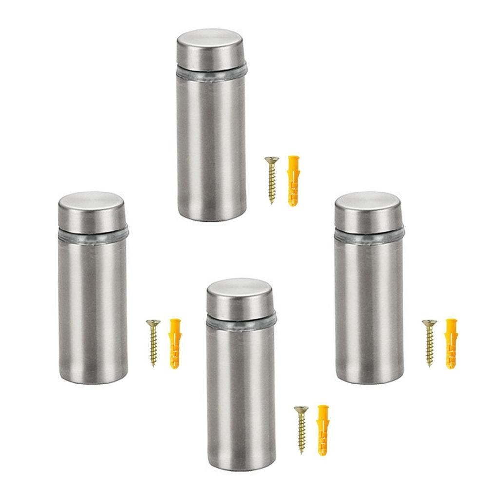 4 шт. Декоративные прочные крепежные винты из нержавеющей стали для зеркала в ванной комнате для надежной и стильной установки