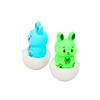Rabbit Toy Tumbler With Plastic Resin Material Figurine For Children Animal Gift