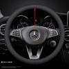 Кожаная накладка на руль автомобиля для Mercedes-Benz GLE S GLE GLS G GL CL ML R SL GLK 400 450 500 350 320 580 38см Аксессуары
