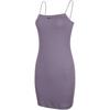 Облегающее однотонное платье без рукавов, женское платье темно-фиолетового цвета FN4158-509