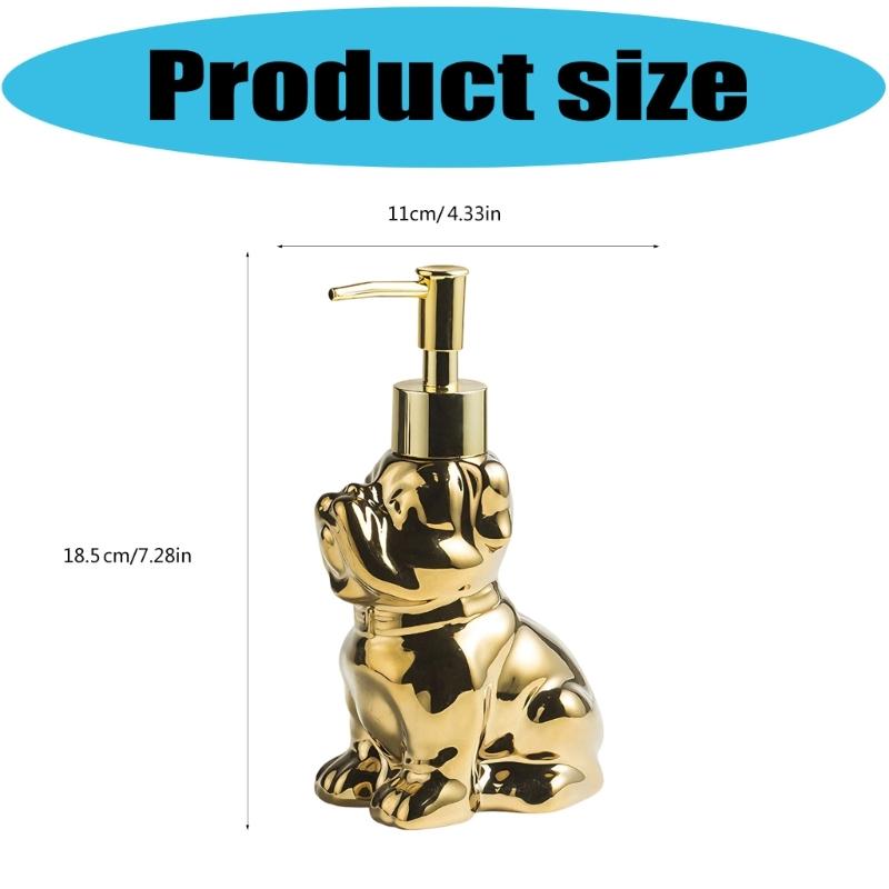 Керамическая бутылочка для лосьона, дозатор для мыла для дома, ударопрочная конструкция, держатель для контейнера с жидкостью для домашней ванной комнаты