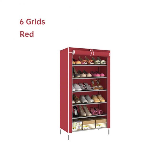 Multi-ayer Shoe Rack Removable Storage Shelf Space-saving Shoe Modern Shoes Organizer Stand Holder Home Furniture Shoe Cabinet