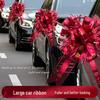 2025 New Model Wedding Car Decoration Set: Pull Flowers, Double Happiness, Lead Car, Bride Pick-up - Complete Wedding Supplies