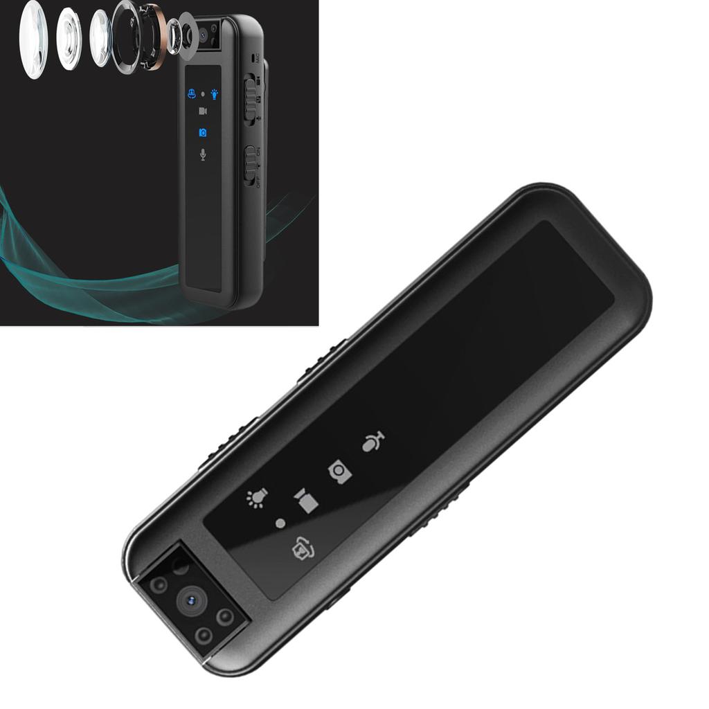 Body Camera 1080p High Definition Portable Back Clip Camera Outdoor Sports Camera for Field Law