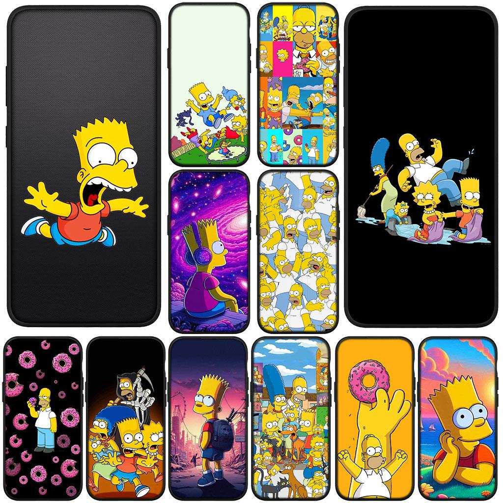 Anime The S-Simpsons Bart for Samsung Galaxy Note 20 Ultra 10 8 9 S10 Plus Lite S8 A70 A24 A25 S10E A21S A37 A57 A55 A7 Case