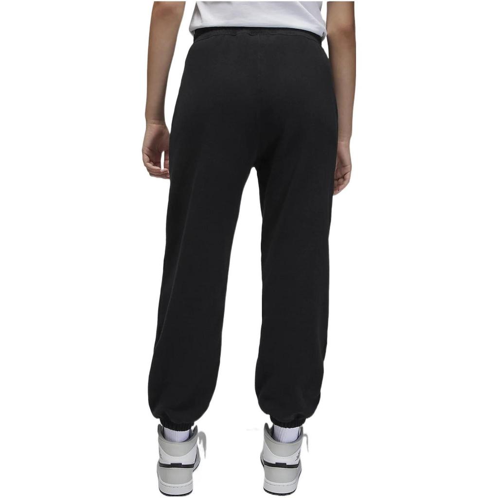 Jordan Knitted Sweatpants Women's Black Moderate Cuffed Pants (Unisex) Knitted Sweatpants DQ4608 010