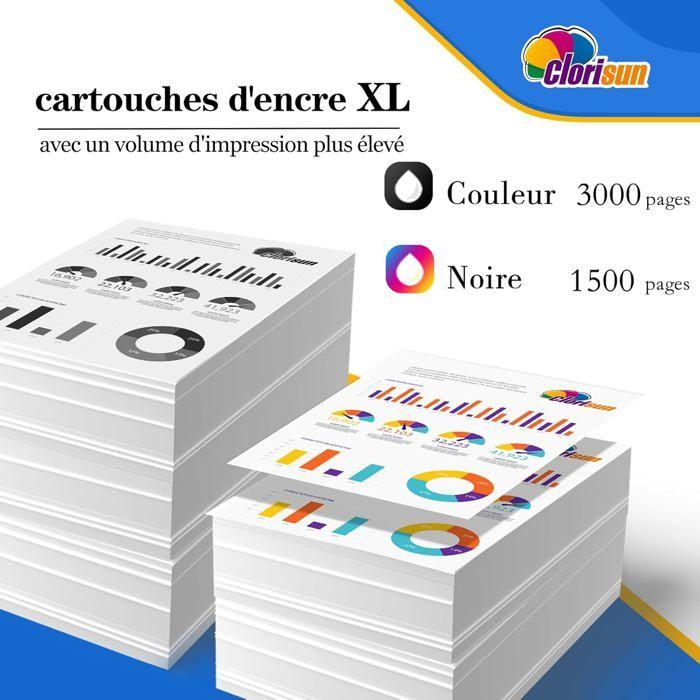 Cartouche d'encre Compatible - 1001 PILES BATTERIES - LC422XL - Pack de 4 - Haute capacité - Multi-couleurs