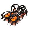 TPU 18-Tooth Large Claw Ice Climbing Non-Slip Shoe Covers with Tiger Tooth Design