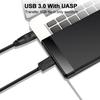 Корпус для 2,5-дюймовых жестких дисков USB 3.0, корпус для SSD, коробка для жесткого диска, сменный корпус для аксессуаров ПК и ноутбука