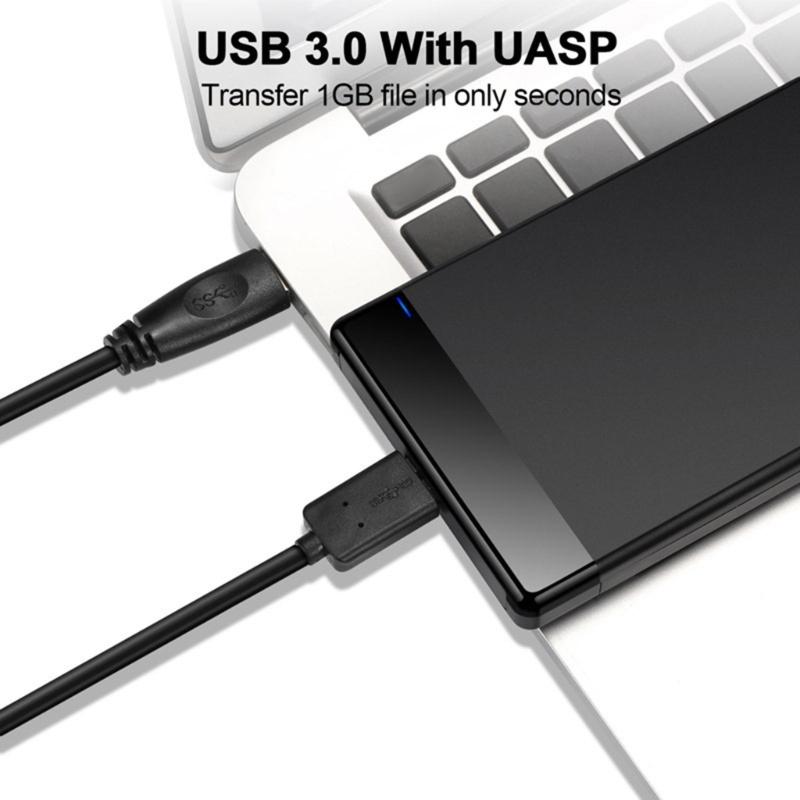 Корпус для 2,5-дюймовых жестких дисков USB 3.0, корпус для SSD, коробка для жесткого диска, сменный корпус для аксессуаров ПК и ноутбука
