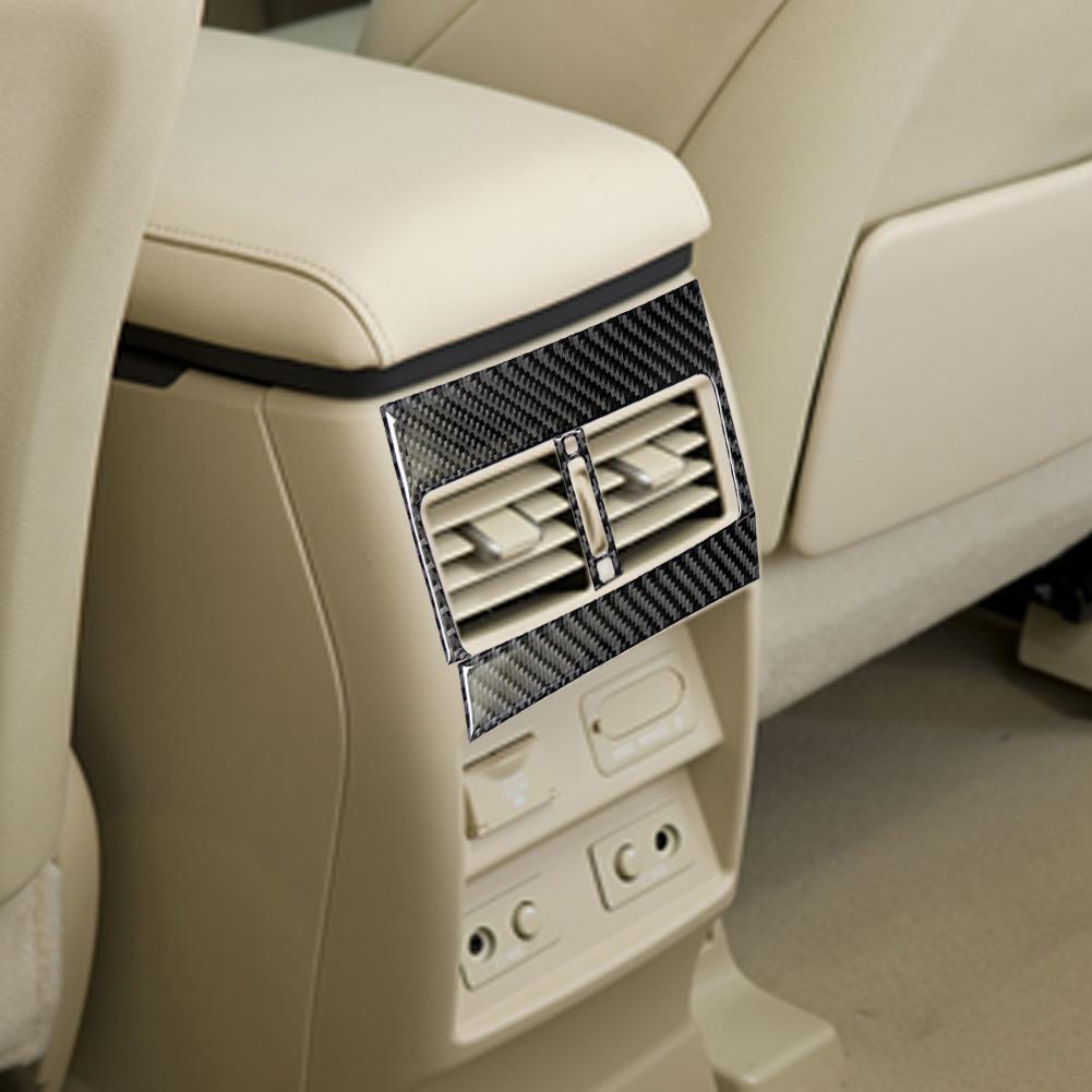 Наклейка с отделкой из черного углеволокна на панель перчаточного ящика салона автомобиля, кнопку рулевого колеса, ручку двери для Lexus RX350 RX450