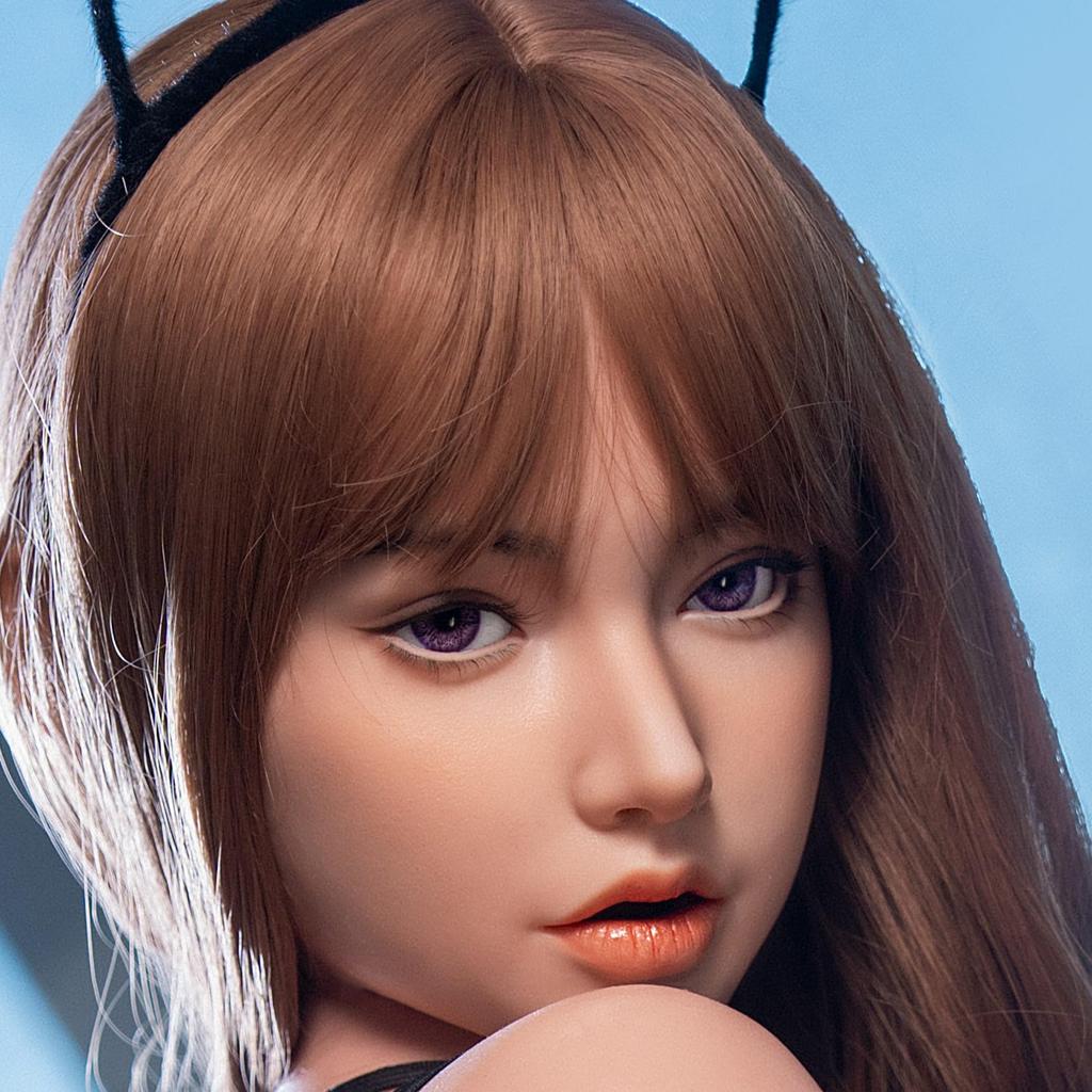 Только силиконовая голова-манекен, в натуральную величину, тип для ухода за волосами, с ртом, для тренировки макияжа, для магазина и для демонстрации, включая шпильки M16 (#Y48#+165