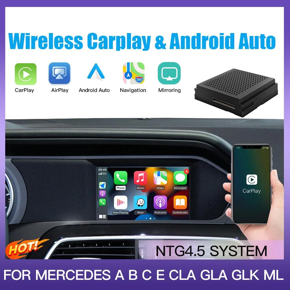AUTOABC Wireless Carplay подходит для Mercedes Benz ABCE CLA GLA GLK ML Sprinter NTG4.5 Becker Module Android Auto Navigation