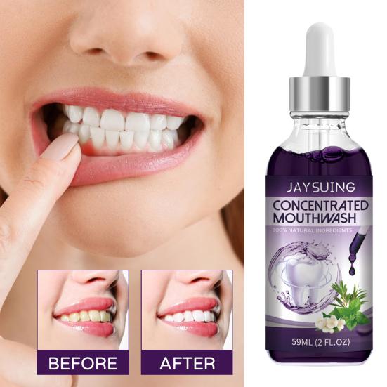 59 мл мятный ополаскиватель для полости рта против неприятного запаха изо рта, концентрированный, против кариеса