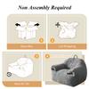 Oversized Cloud-Like Bean Bag Chair with Integrated Top Handle for Effortless Mobility and Cozy Living Space Integration