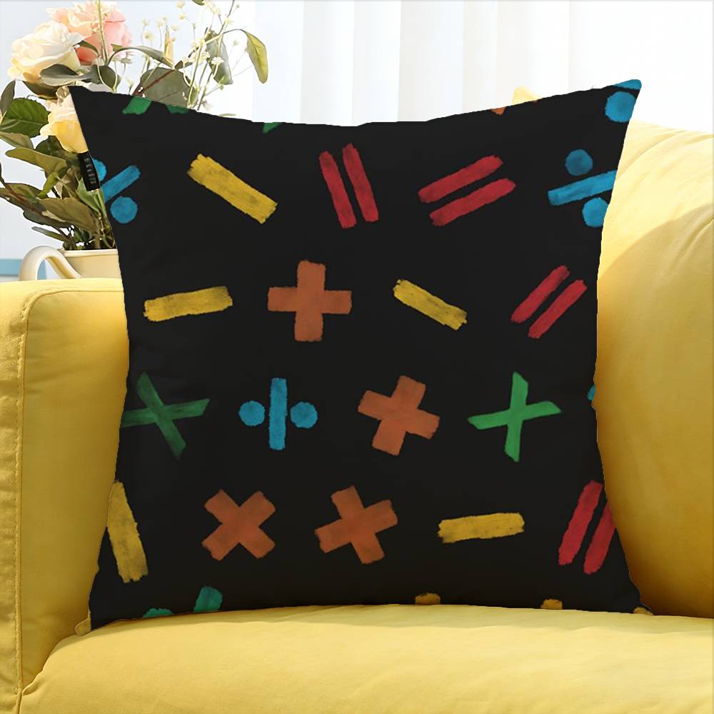 Ed S-Sheeran Albums World Various Sizes Square Pillow Case For Car Home Bedchamber Decor