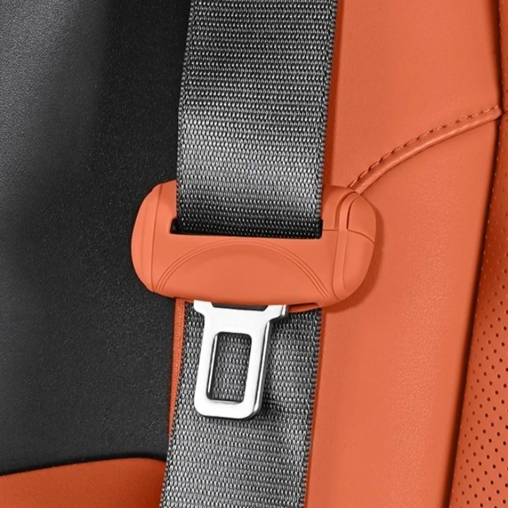Silicone Car Safety Seat Belt Cover Button Protective Case  Seat Belt Protection