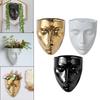 Creative Wall Hanging Head Flower Planter Holder Vase Container for Indoor And