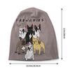 Funny Frenchies French Bulldog Hip Hop Skullies Beanies Women Unisex Winter Slouchy Beanie Hat Dog Animal Knit Bonnet Cap for Ski