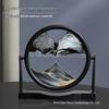 3D Dynamic Sand Art Ornament for Living Room - Round Flowing Sand Painting Home Craft Birthday Gift