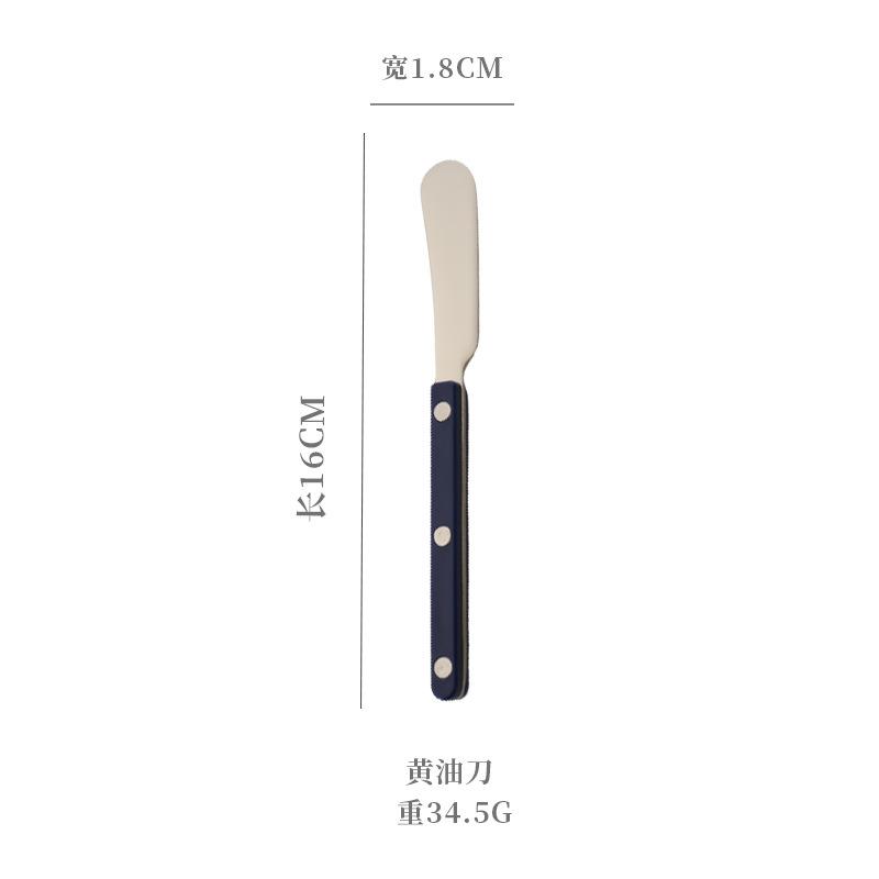 Набор столовой посуды для западного ресторана из нержавеющей стали 304, бытовой, с ручками-зажимами, нож, вилка, ложка, ручки под мрамор, нож для масла, десертная ложка