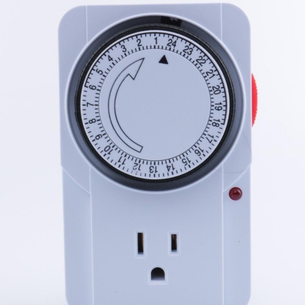 15 Minutes Intervals Timer Plug 2/3-Pin Plug 24 Hour Segment Timer  Kitchen Appliances