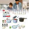 Красочный детский кухонный игровой набор с реалистичными функциями приготовления пищи для мальчиков и девочек