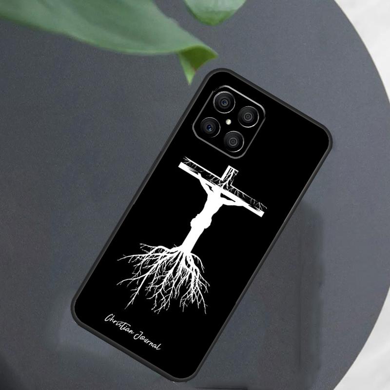 Крест Иисуса Христа Для Huawei Honor X9a X7 X8 X9 50 70 P20 P40 P30 Lite Mate 50 Pro Nova 5T P Smart 2021 Чехол
