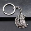 1 шт., 26x33 мм, брелок с подвесками в виде совы викингов, подарочный брелок для вечеринки