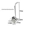 Anti-static Aluminum Long Handle Dustpan