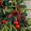 Retro Christmas Bells Pendant Pine Berries Christmas Tree Ornament Wedding Party Supplies