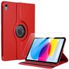 Чехол + Закаленное стекло - BOOLING - для iPad A16 (11 ") - Вращение 360° - Красный - Оптимальная защита