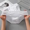 Мужские трусы большого размера 6XL 7XL 8XL, Белые хлопковые, 3 шт. Мягкие, дышащие, большого размера, Свободные, удобные, Треугольные