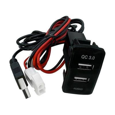 USB-порт + Аудиокомпоненты LONNIK для автомобилей Honda 5V/2.4A 9V/1.67A /1.3A USB Автомобильный
