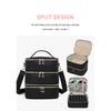 3 Layer Nail Polish Storage Bag Cosmetic Bag Portable Handbag for Women Travel Essential Oil Bag Nail Care Tool Storage Box