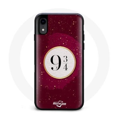 Чехол - Гарри Поттер - iPhone XR - Мягкий - Красный - Платформа 9 3/4