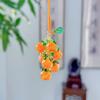 Lingyin Fulu Xiangling Purple Gradual Change Floating Paint Gourd Pearl Bell Pendant Bag Trailer Hanging Scenic Merchandise
